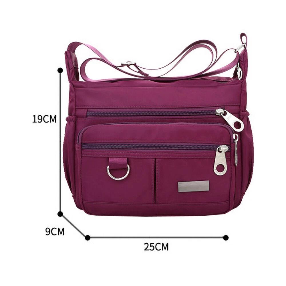 Women Multi Pocket Messenger Handbag Cross Body Bags Shoulder Bag Handbags Hot - Image 2