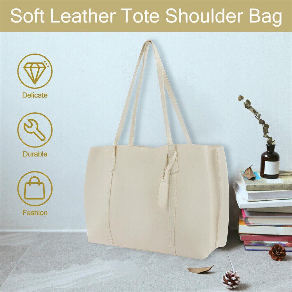 Women Shoulder Bag Tote Purse PU Leather Large Capacity Handbag Messenger Bag`