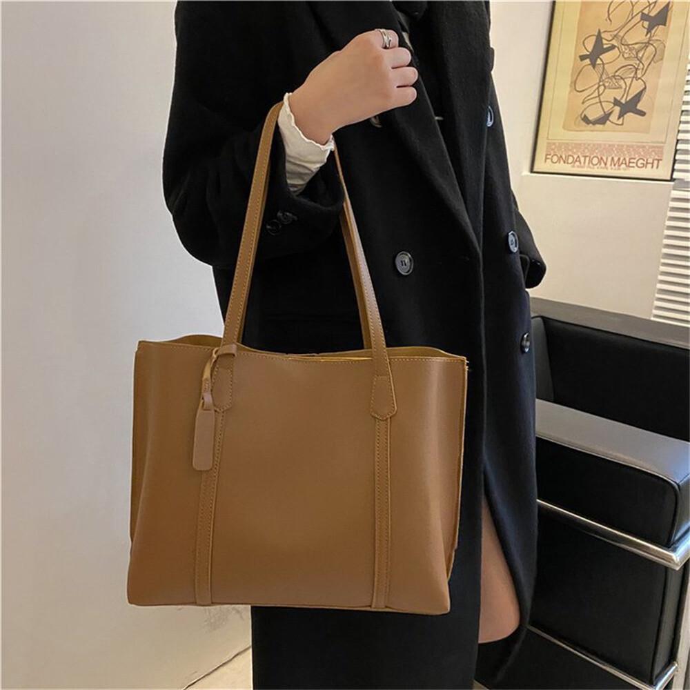 Women Shoulder Bag Tote Purse PU Leather Large Capacity Handbag Messenger Bag` - Image 7