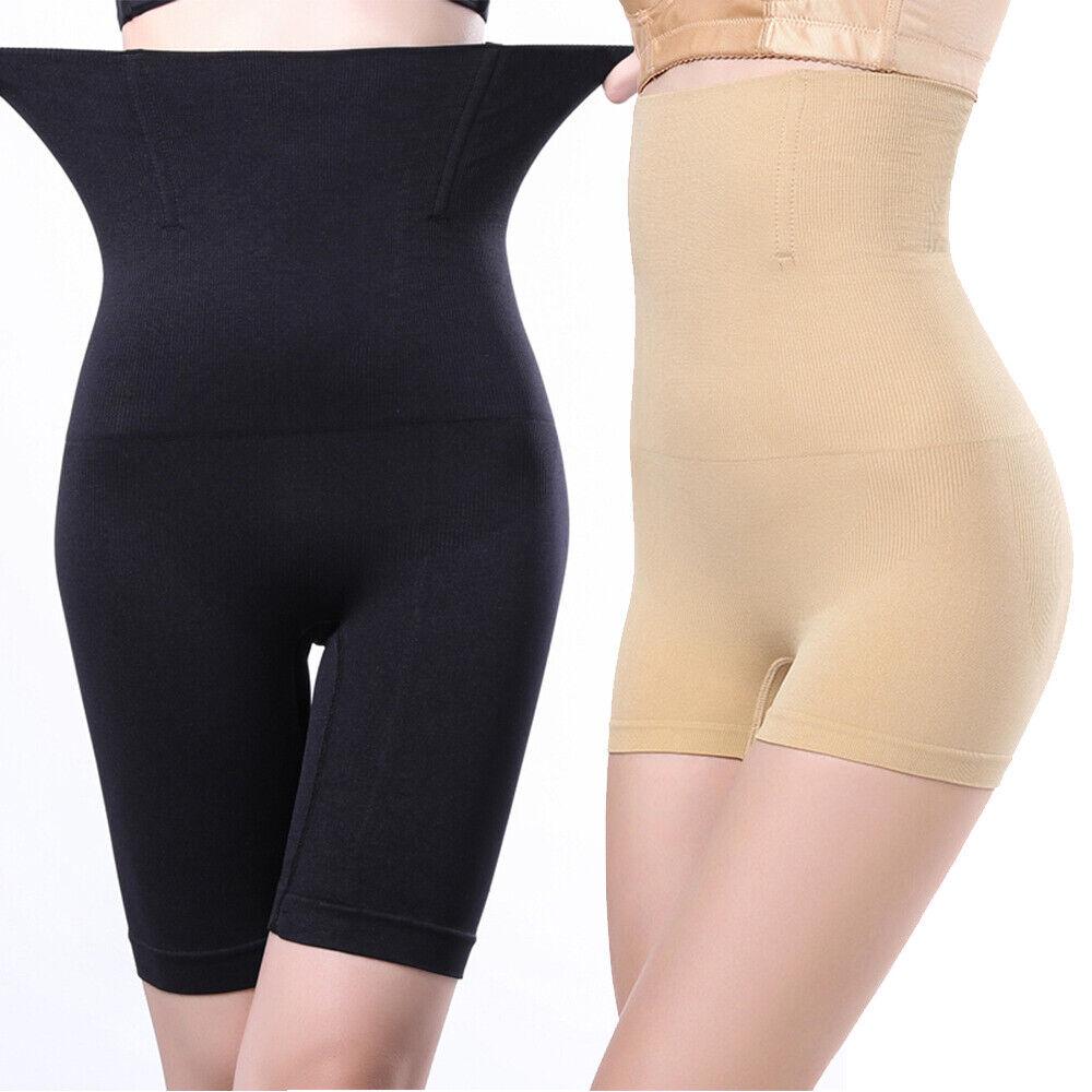 Womens High Waist Tummy Control Body Shaper Underwear Slimming Pants Shapewear