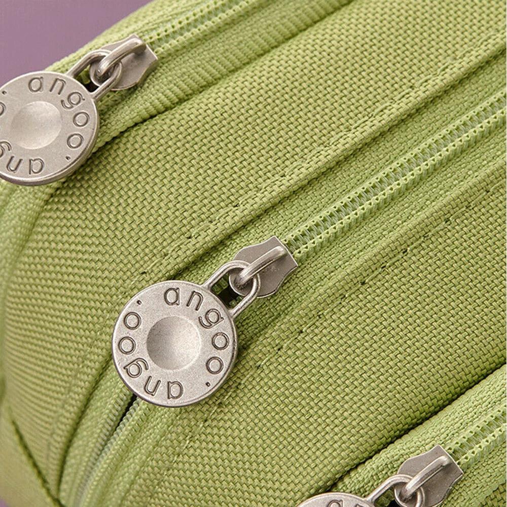 Zipper Pencil Case Pen Bag Organizer School Office Cosmetic Stationery Storage - Image 7