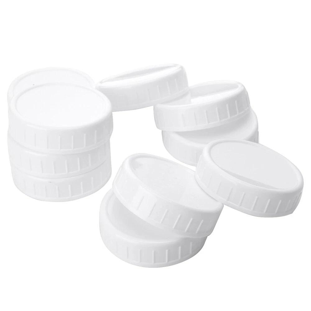 Wide Mouth Lids For Mason Jar Plastic Leak Proof Bottle Storage Cap Cover - Image 3