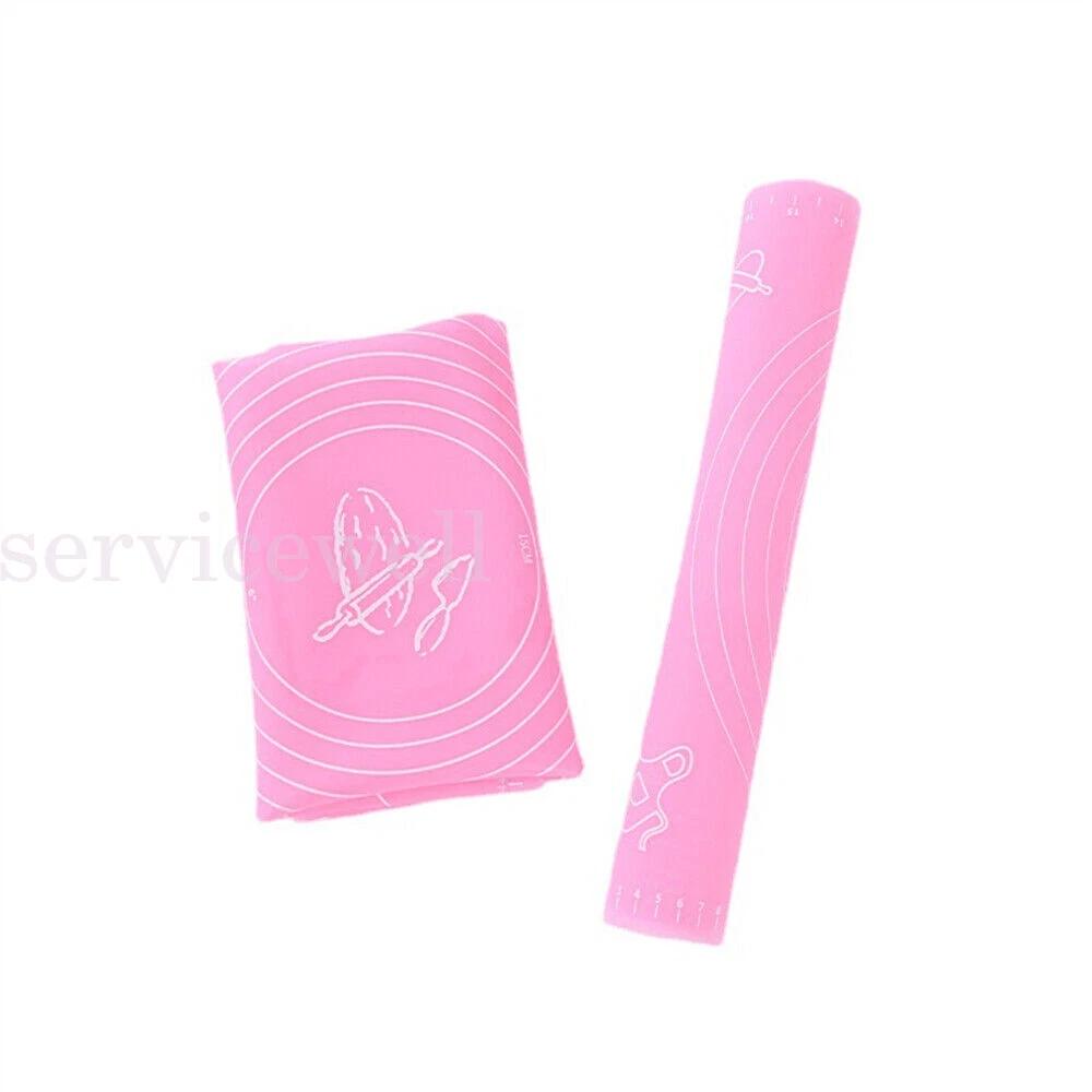 50 cm Silicone Baking Mat Pastry Bakeware Pad Clay Fondant sheet Large - Image 6