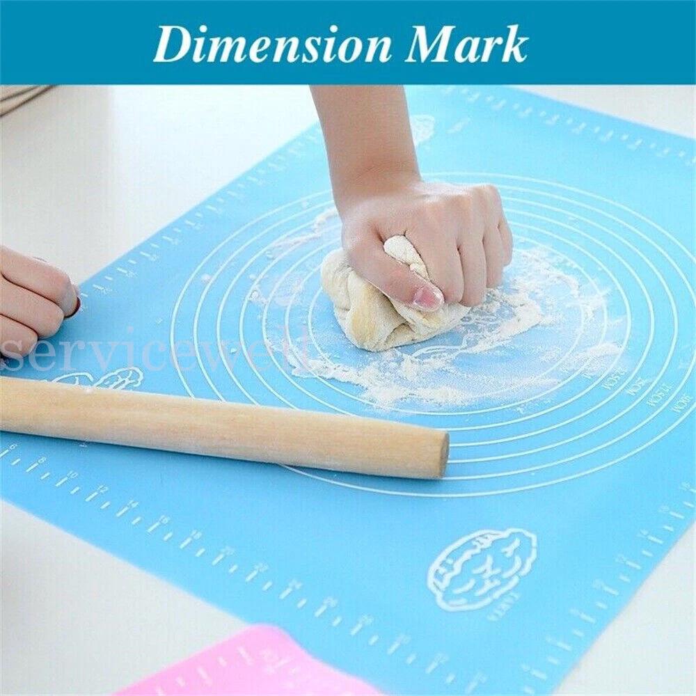50 cm Silicone Baking Mat Pastry Bakeware Pad Clay Fondant sheet Large - Image 3