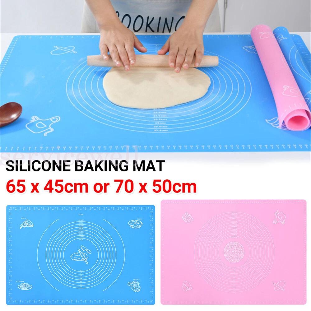50 cm Silicone Baking Mat Pastry Bakeware Pad Clay Fondant sheet Large